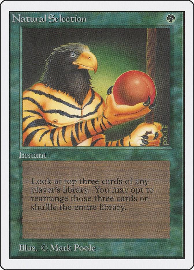 Natural Selection card from Unlimited Edition