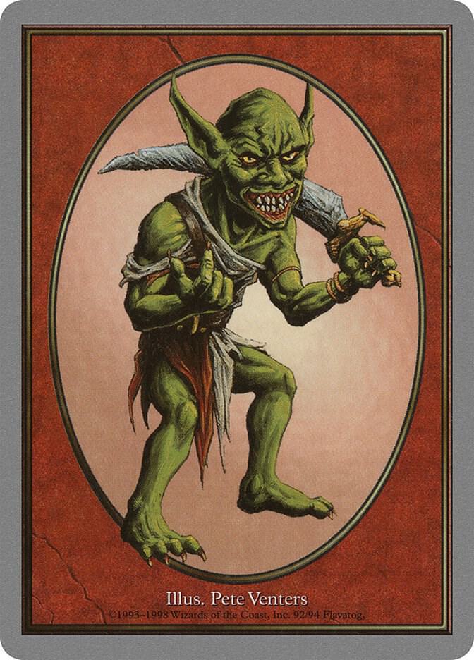 Goblin Token 92 card from Unglued