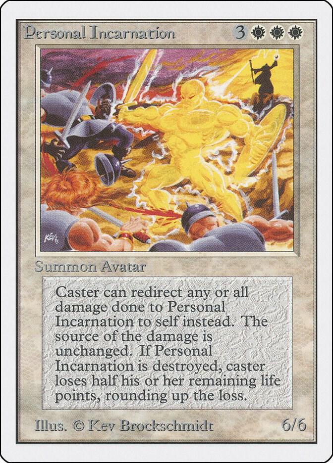 Personal Incarnation card from Unlimited Edition