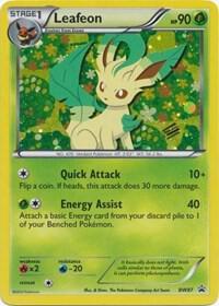 Leafeon BW87 card from Black and White Promos