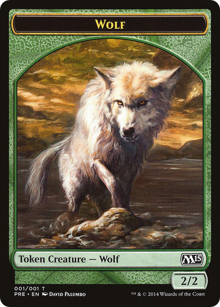 Wolf Token 1 card from Prerelease Cards