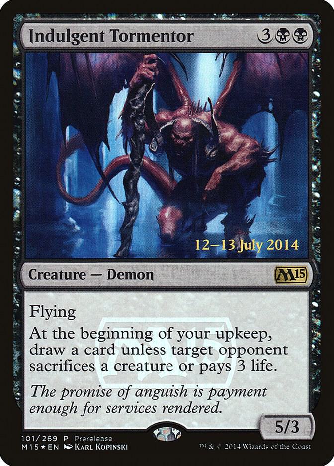 Indulgent Tormentor 101 card from Prerelease Cards