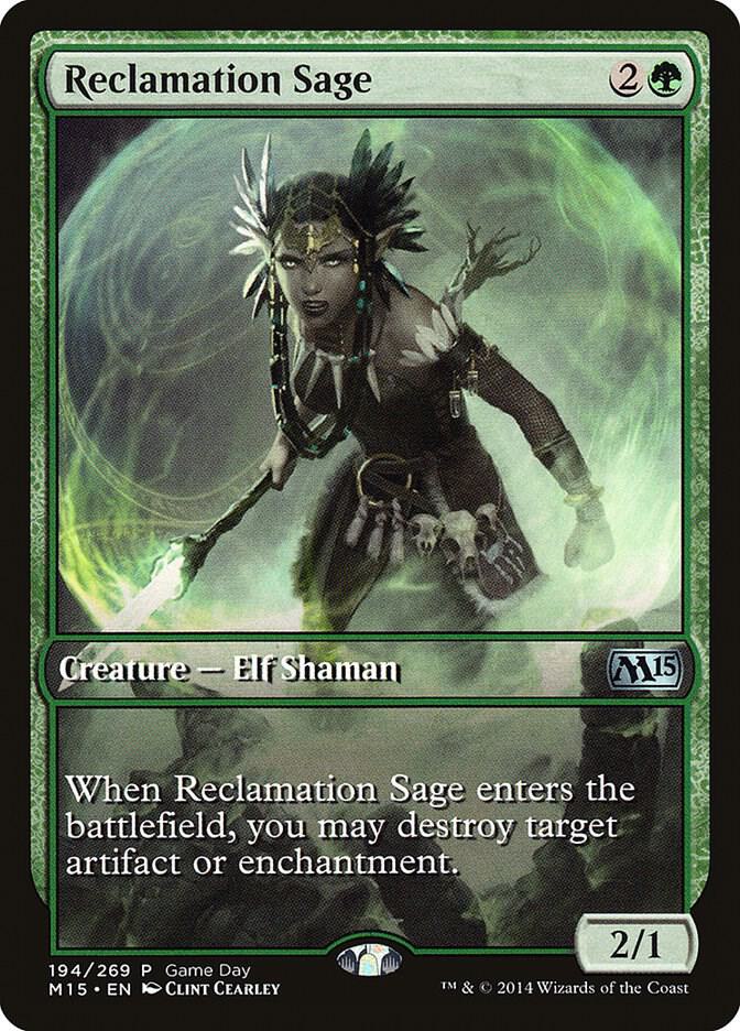 Reclamation Sage 194 card from Game Day & Store Championship Promos