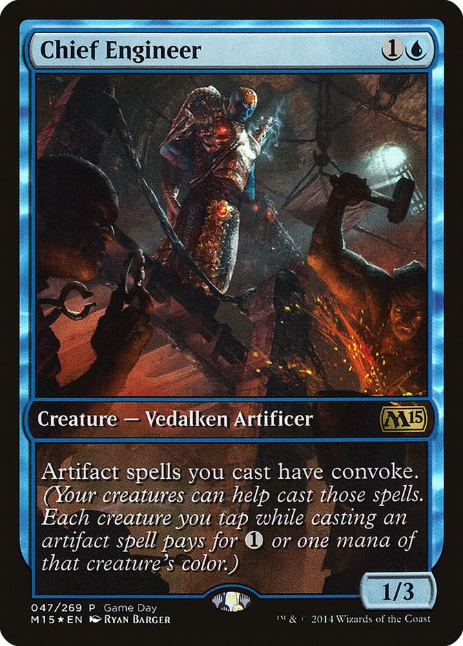 Chief Engineer 47 card from Game Day & Store Championship Promos