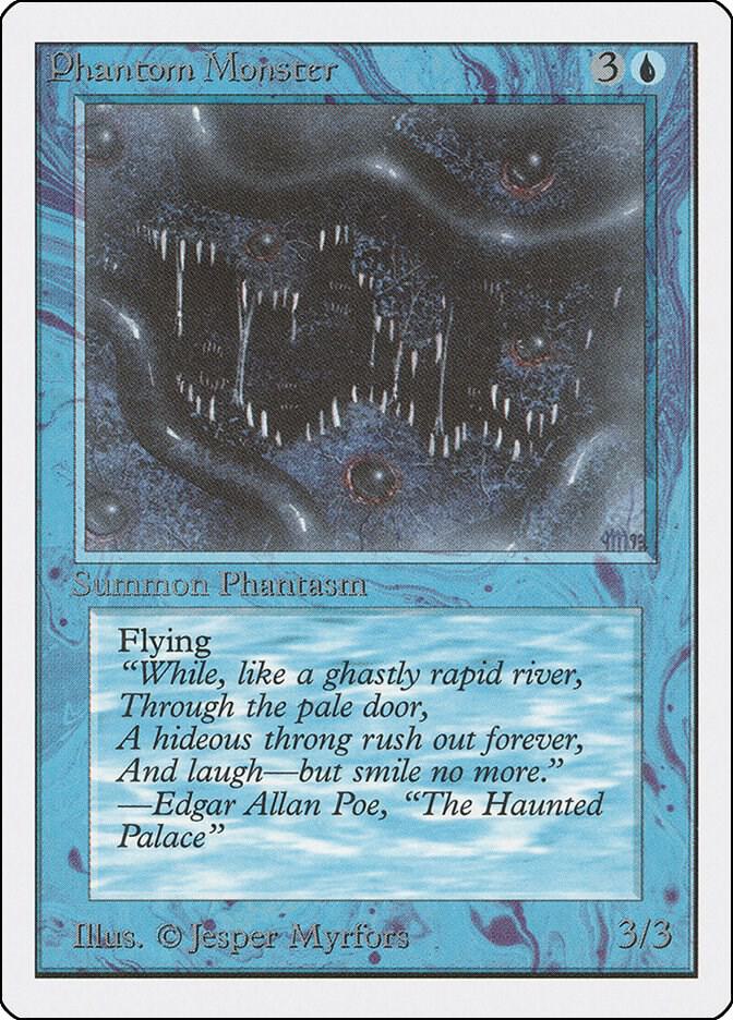 Phantom Monster card from Unlimited Edition