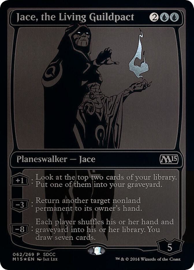 Jace, the Living Guildpact (SDCC 2014 Exclusive) 62 card from Media Promos