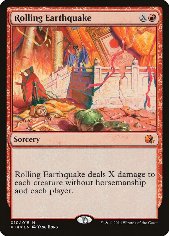 Rolling Earthquake 10 card from From the Vault: Annihilation