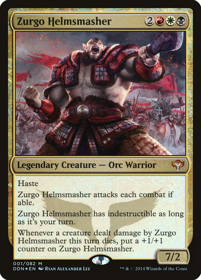 Zurgo Helmsmasher 1 card from Duel Decks: Speed vs. Cunning