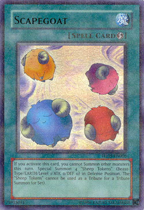 Scapegoat HL05-EN006 card from Hobby League 5