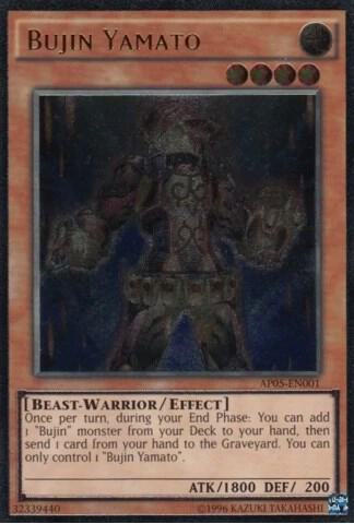 Bujin Yamato (UTR) AP05-EN001 card from Astral Pack 5