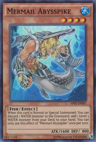 Mermail Abysspike AP05-EN007 card from Astral Pack 5