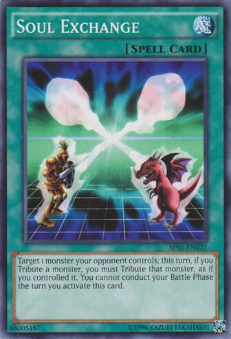 Soul Exchange AP05-EN021 card from Astral Pack 5