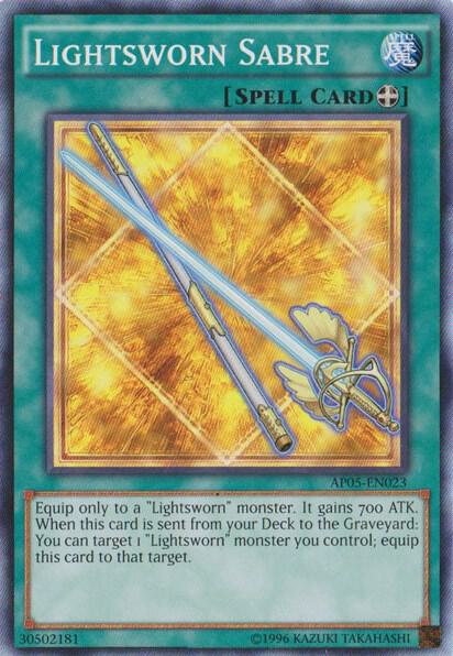 Lightsworn Sabre AP05-EN023 card from Astral Pack 5