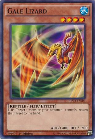 Gale Lizard BP03-EN007 card from Battle Pack 3: Monster League