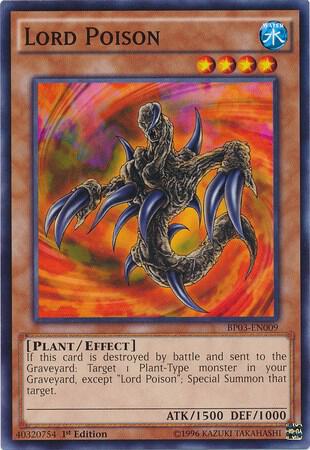Lord Poison BP03-EN009 card from Battle Pack 3: Monster League