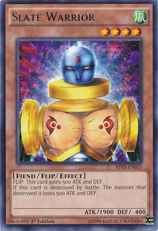 Slate Warrior BP03-EN013 card from Battle Pack 3: Monster League