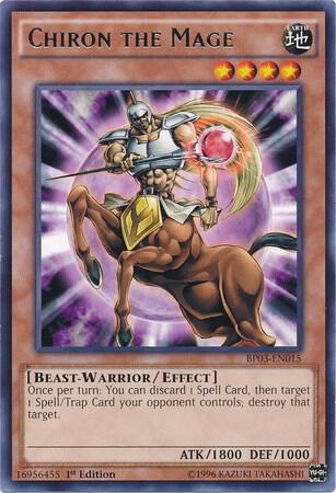 Chiron the Mage BP03-EN015 card from Battle Pack 3: Monster League