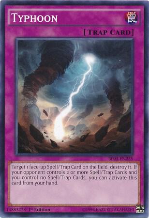 Typhoon BP03-EN235 card from Battle Pack 3: Monster League