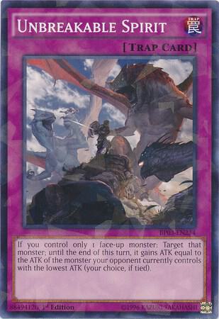 Unbreakable Spirit (Shatterfoil) BP03-EN234 card from Battle Pack 3: Monster League