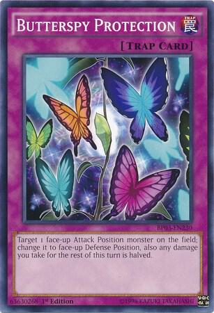 Butterspy Protection BP03-EN230 card from Battle Pack 3: Monster League