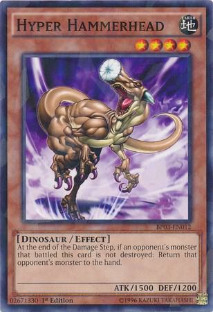 Hyper Hammerhead (Shatterfoil) BP03-EN012 card from Battle Pack 3: Monster League