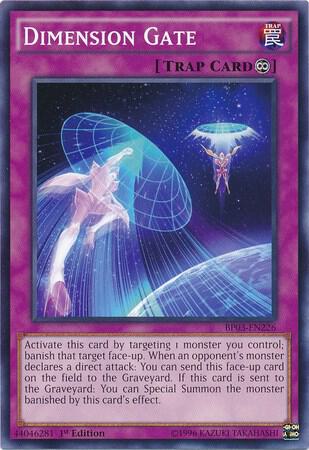 Dimension Gate BP03-EN226 card from Battle Pack 3: Monster League