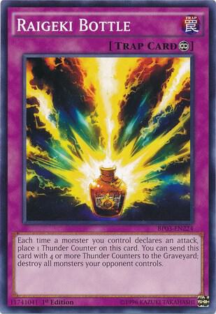 Raigeki Bottle BP03-EN224 card from Battle Pack 3: Monster League