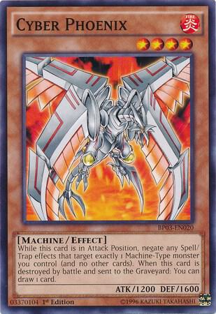 Cyber Phoenix BP03-EN020 card from Battle Pack 3: Monster League