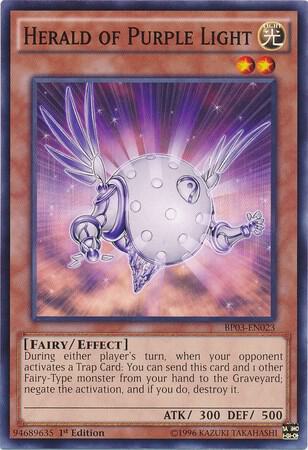 Herald of Purple Light BP03-EN023 card from Battle Pack 3: Monster League