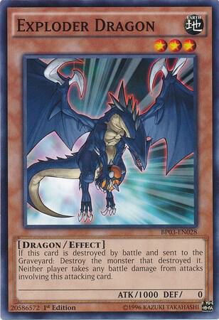 Exploder Dragon BP03-EN028 card from Battle Pack 3: Monster League