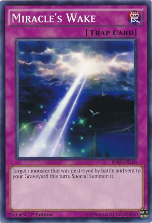 Miracle's Wake BP03-EN220 card from Battle Pack 3: Monster League