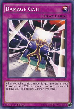 Damage Gate BP03-EN218 card from Battle Pack 3: Monster League
