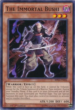 The Immortal Bushi BP03-EN036 card from Battle Pack 3: Monster League