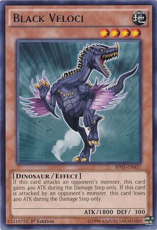 Black Veloci BP03-EN037 card from Battle Pack 3: Monster League