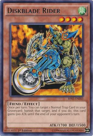 Diskblade Rider BP03-EN043 card from Battle Pack 3: Monster League