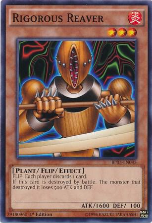 Rigorous Reaver BP03-EN045 card from Battle Pack 3: Monster League