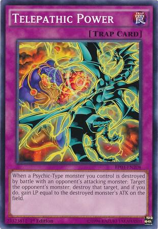 Telepathic Power BP03-EN208 card from Battle Pack 3: Monster League
