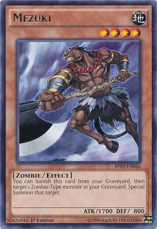 Mezuki BP03-EN046 card from Battle Pack 3: Monster League