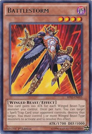 Battlestorm BP03-EN055 card from Battle Pack 3: Monster League