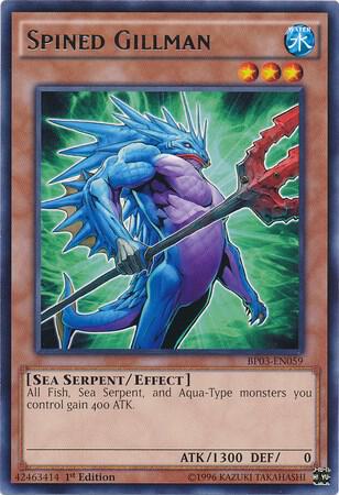 Spined Gillman BP03-EN059 card from Battle Pack 3: Monster League