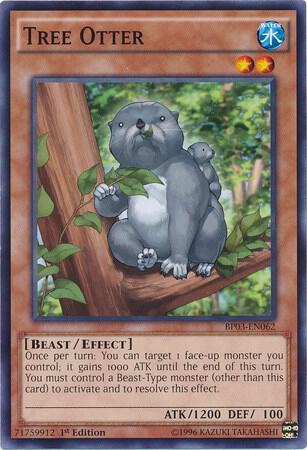 Tree Otter BP03-EN062 card from Battle Pack 3: Monster League