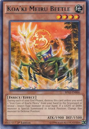 Koa'ki Meiru Beetle BP03-EN066 card from Battle Pack 3: Monster League
