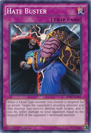 Hate Buster BP03-EN205 card from Battle Pack 3: Monster League