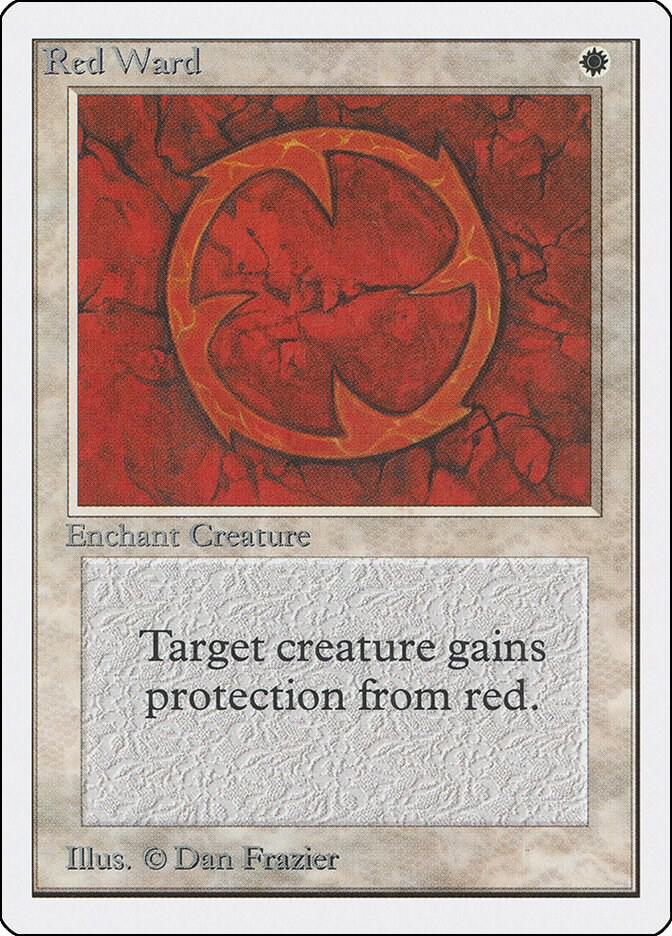 Red Ward card from Unlimited Edition