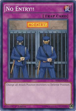 No Entry!! BP03-EN204 card from Battle Pack 3: Monster League