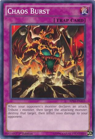 Chaos Burst BP03-EN203 card from Battle Pack 3: Monster League