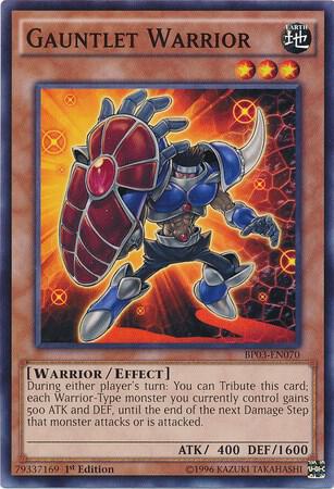 Gauntlet Warrior BP03-EN070 card from Battle Pack 3: Monster League