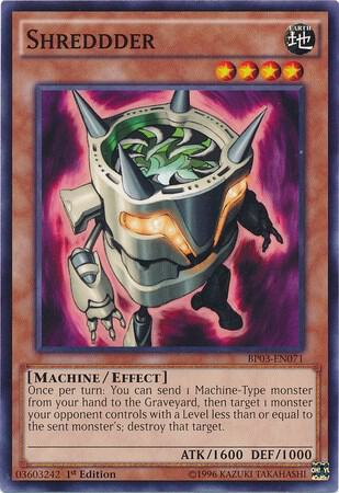 Shreddder BP03-EN071 card from Battle Pack 3: Monster League