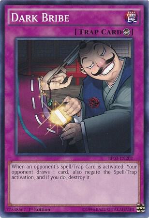 Dark Bribe BP03-EN202 card from Battle Pack 3: Monster League