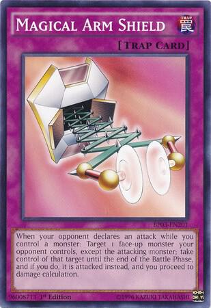 Magical Arm Shield BP03-EN201 card from Battle Pack 3: Monster League